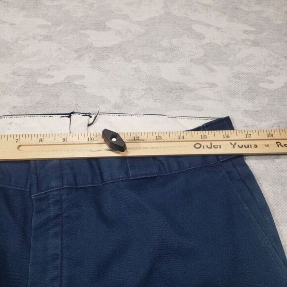 Vintage LL Bean Pants Mens 36x29 Blue Fleece Lined Freeport Maine - Picture 3 of 12